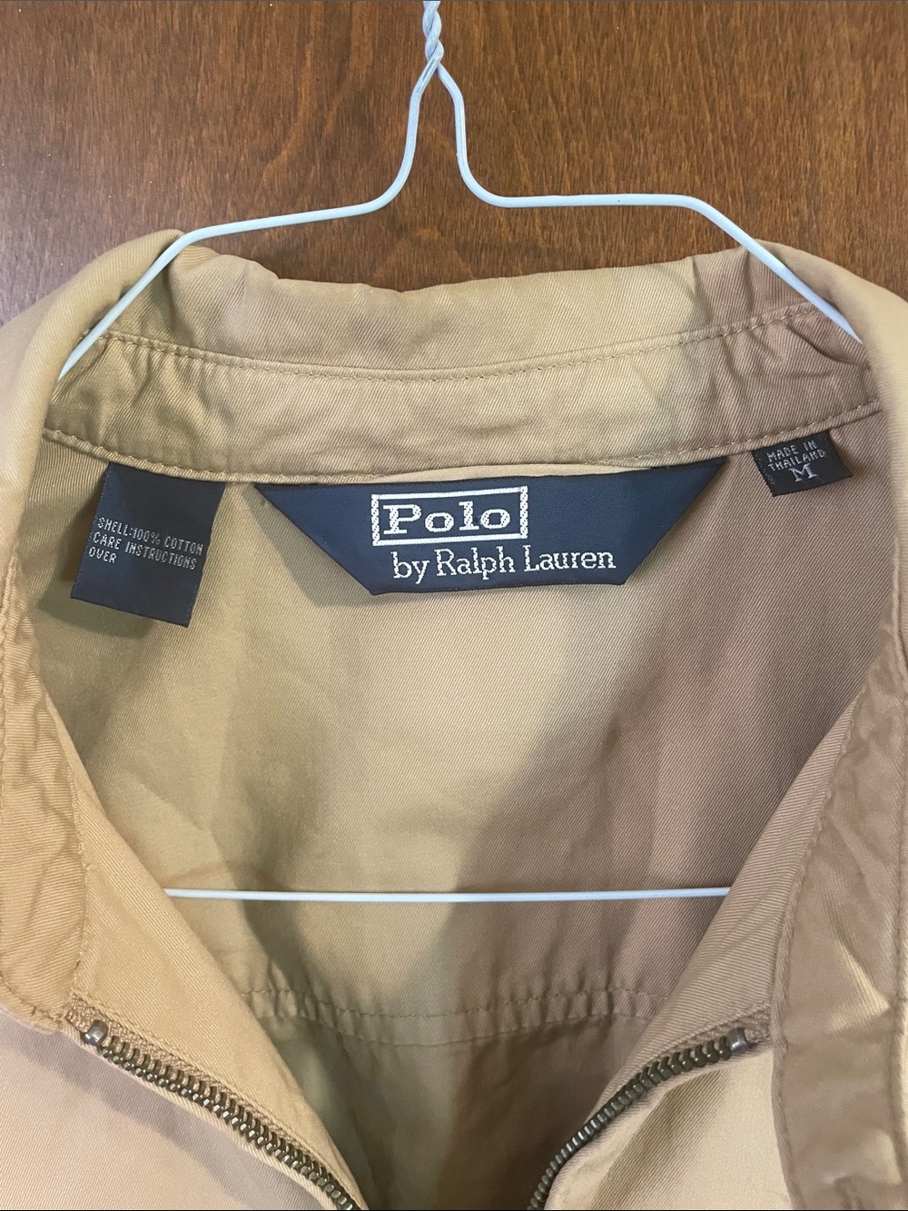 Polo by Ralph Lauren Bi-Swing Khaki Lightweight Zip Jacket - Picture 4 of 5